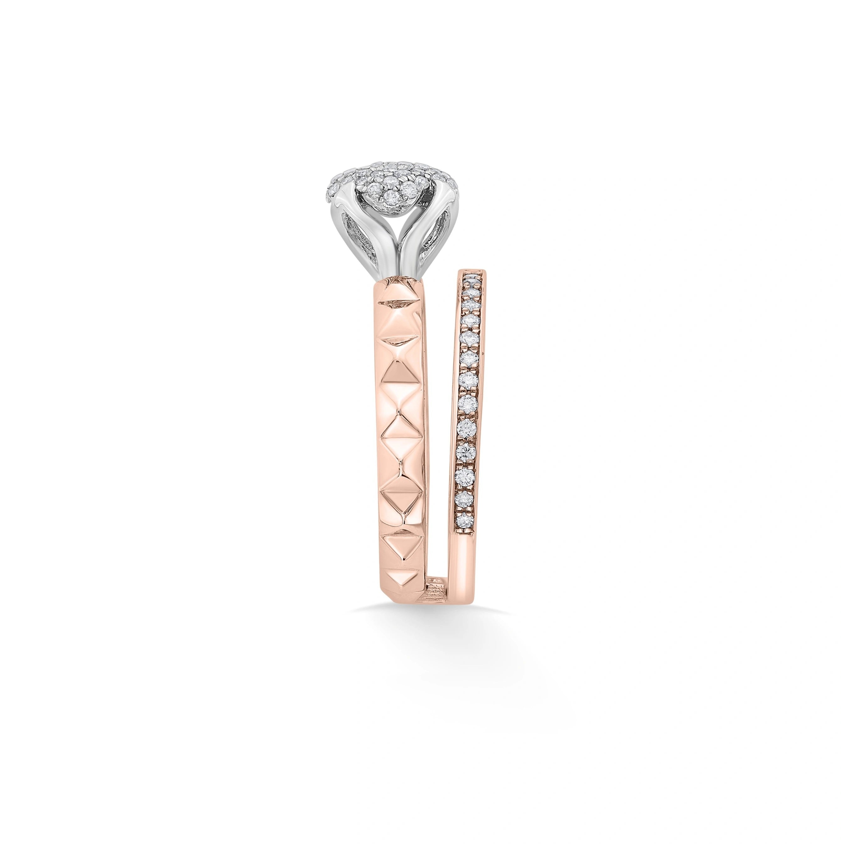 Soiree Strike Power - Rose Ring - Zen Diamond India