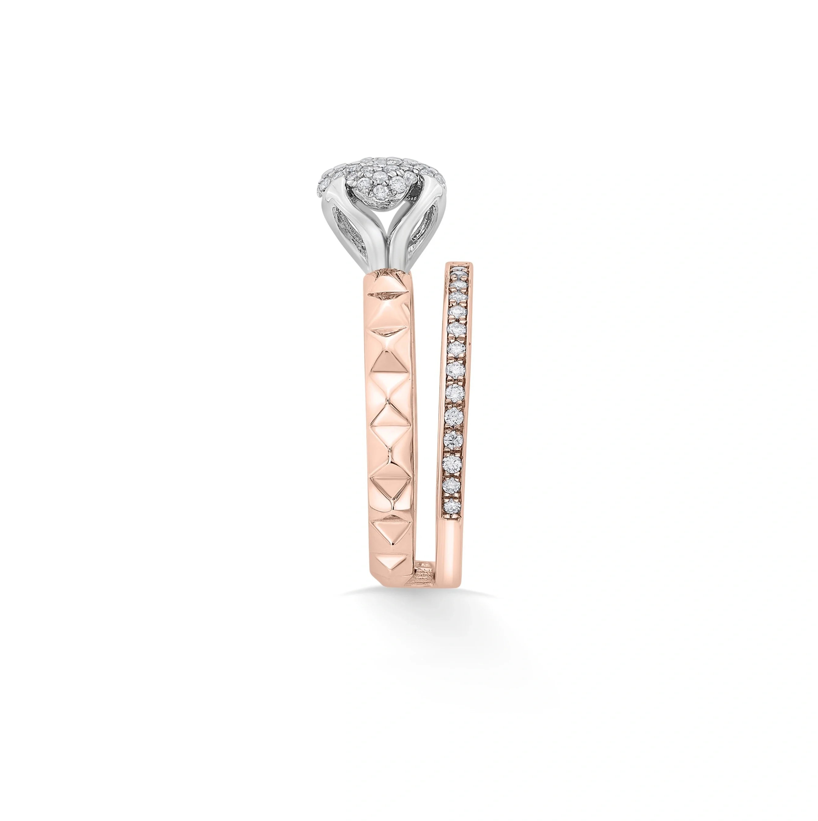 Soirée Strike Power - Rose Ring - Zen Diamond India