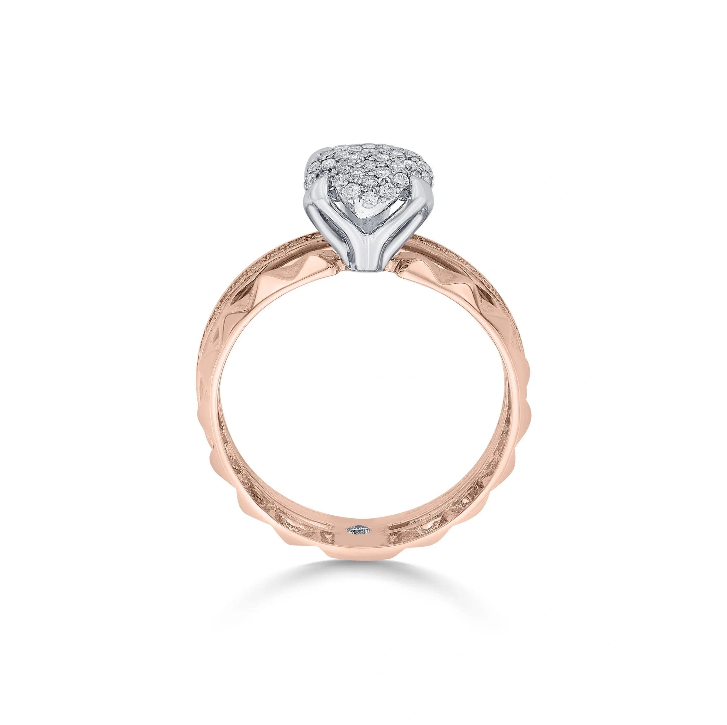 Soirée Strike Power - Rose Ring - Zen Diamond India