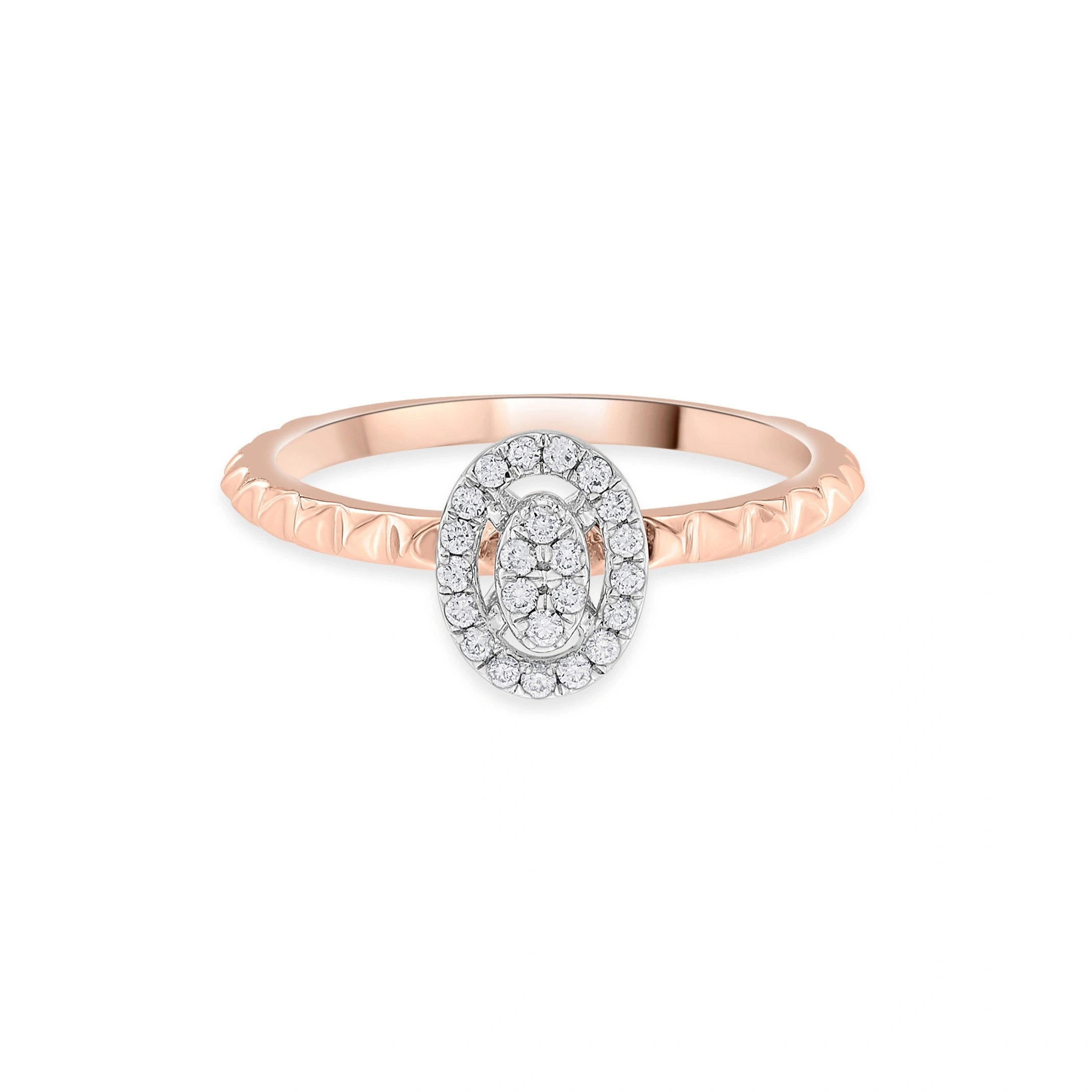 Soiree Oval Nova Spark Ring - Zen Diamond India