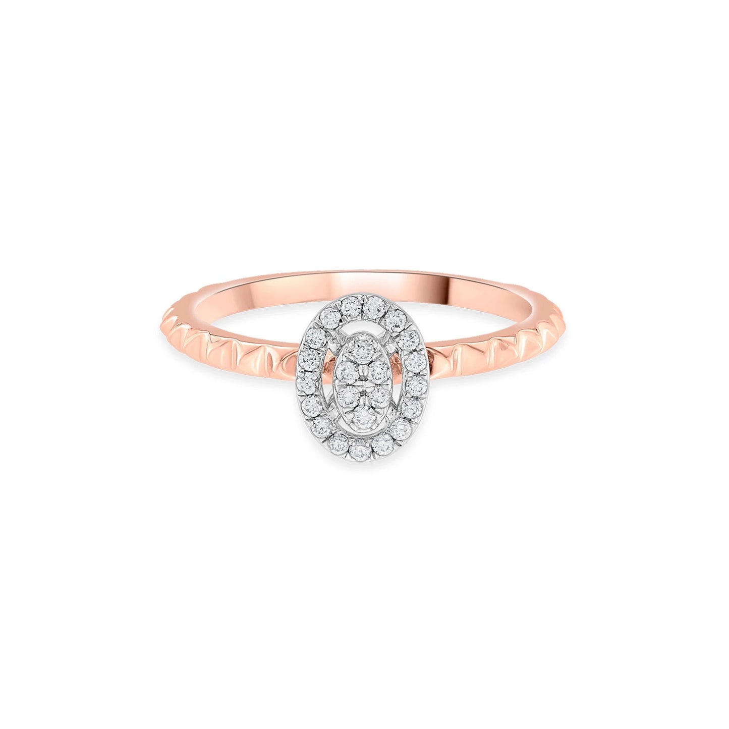 Soiree Oval Nova Spark Ring - Zen Diamond India
