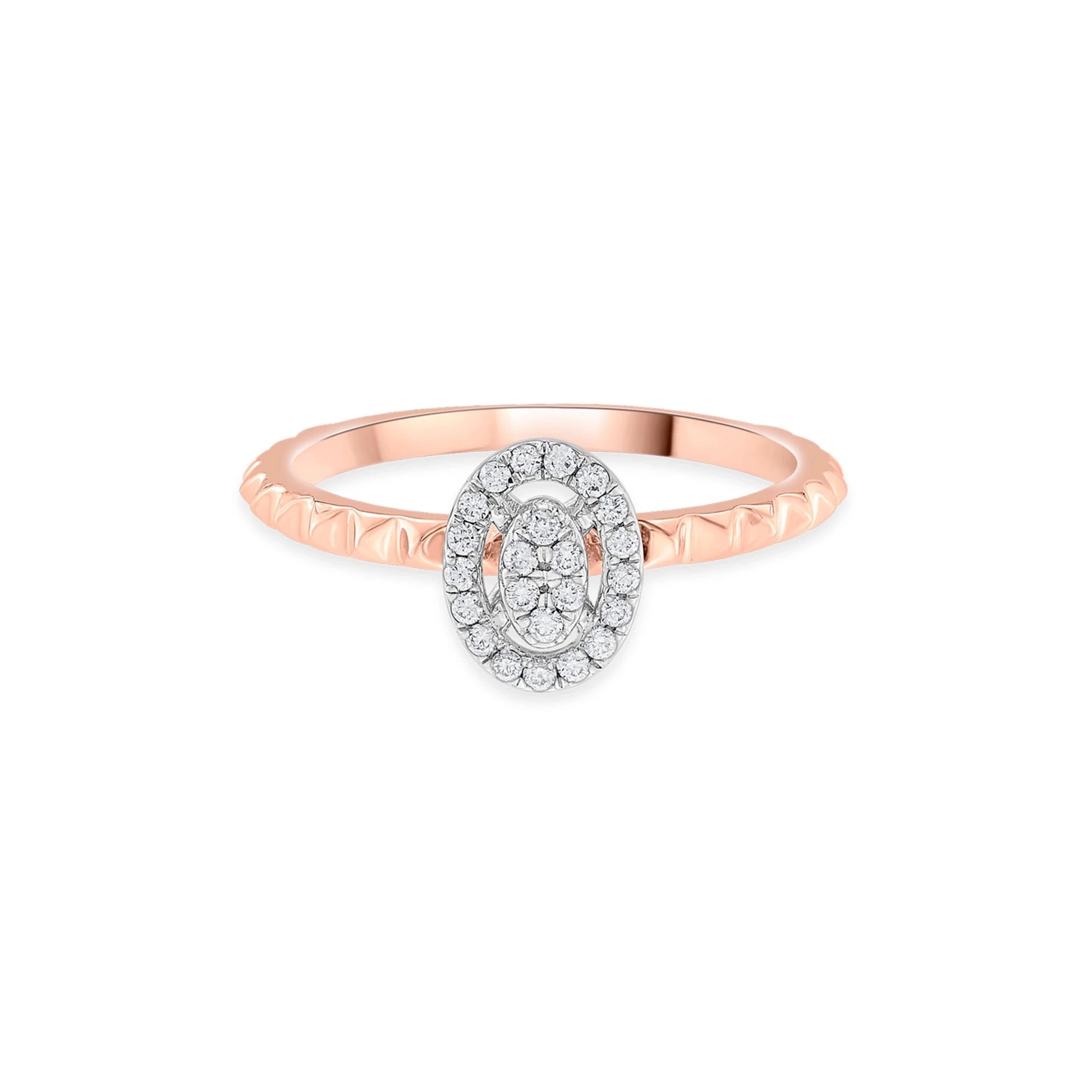 Soiree Oval Nova Spark Ring - Zen Diamond India