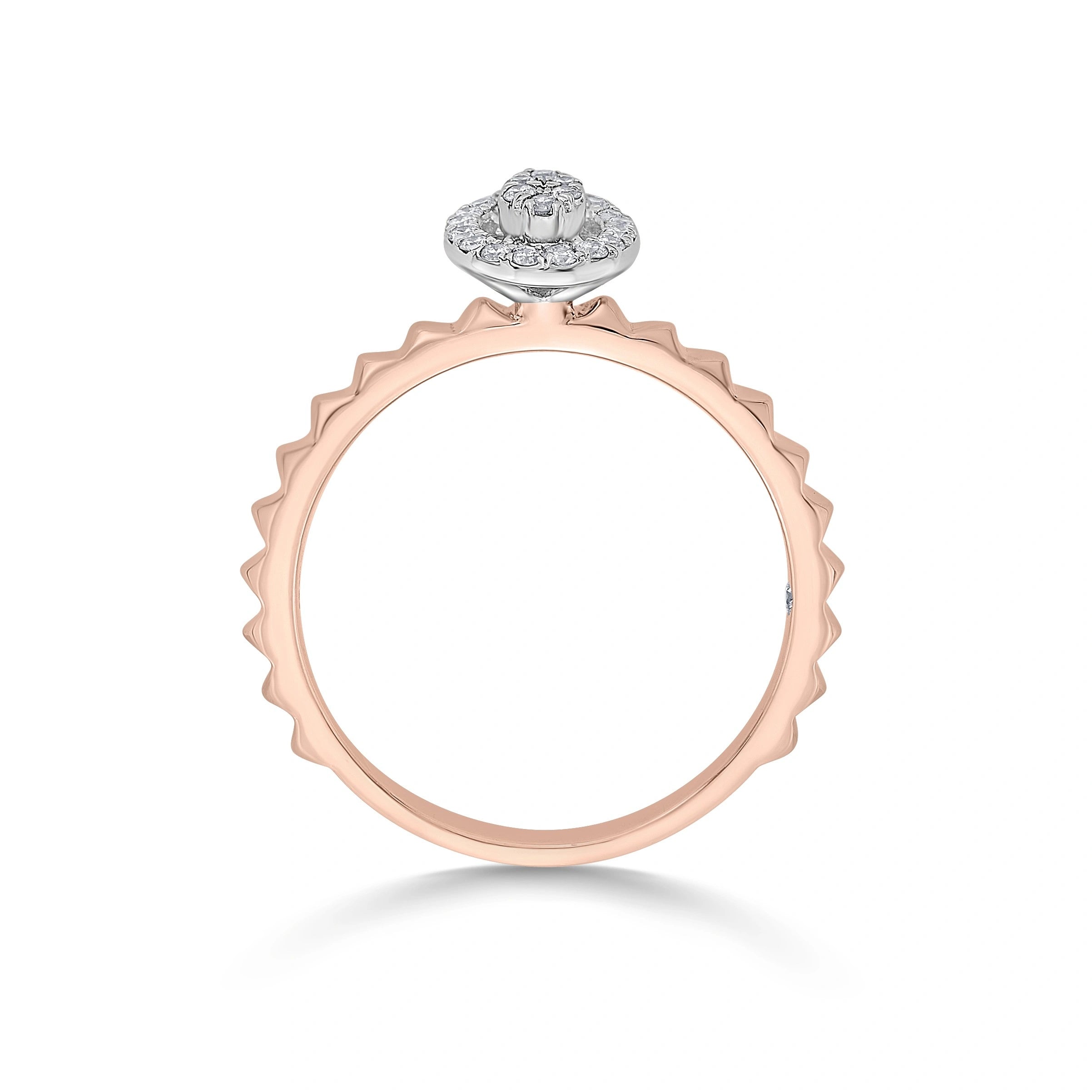 Soiree Oval Nova Spark Ring - Zen Diamond India