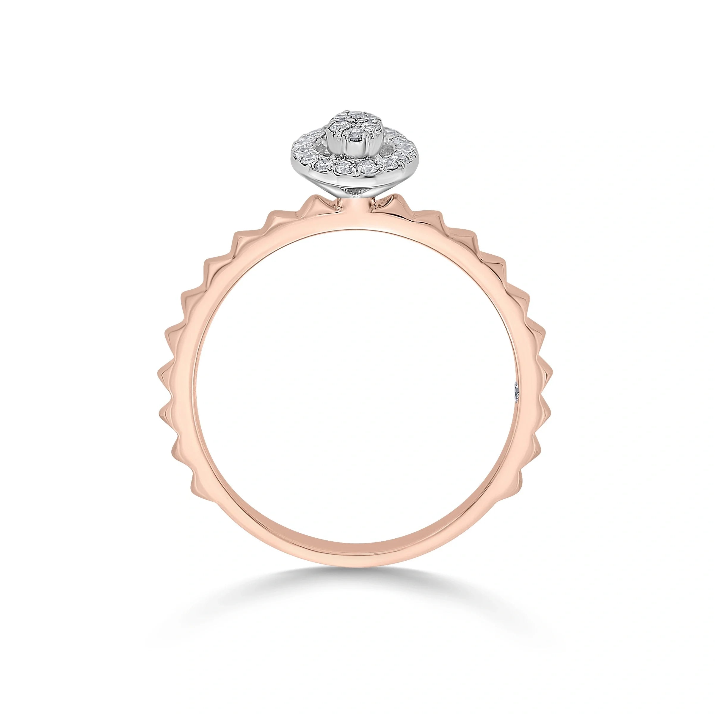 Soirée Oval Nova Spark Ring - Zen Diamond India