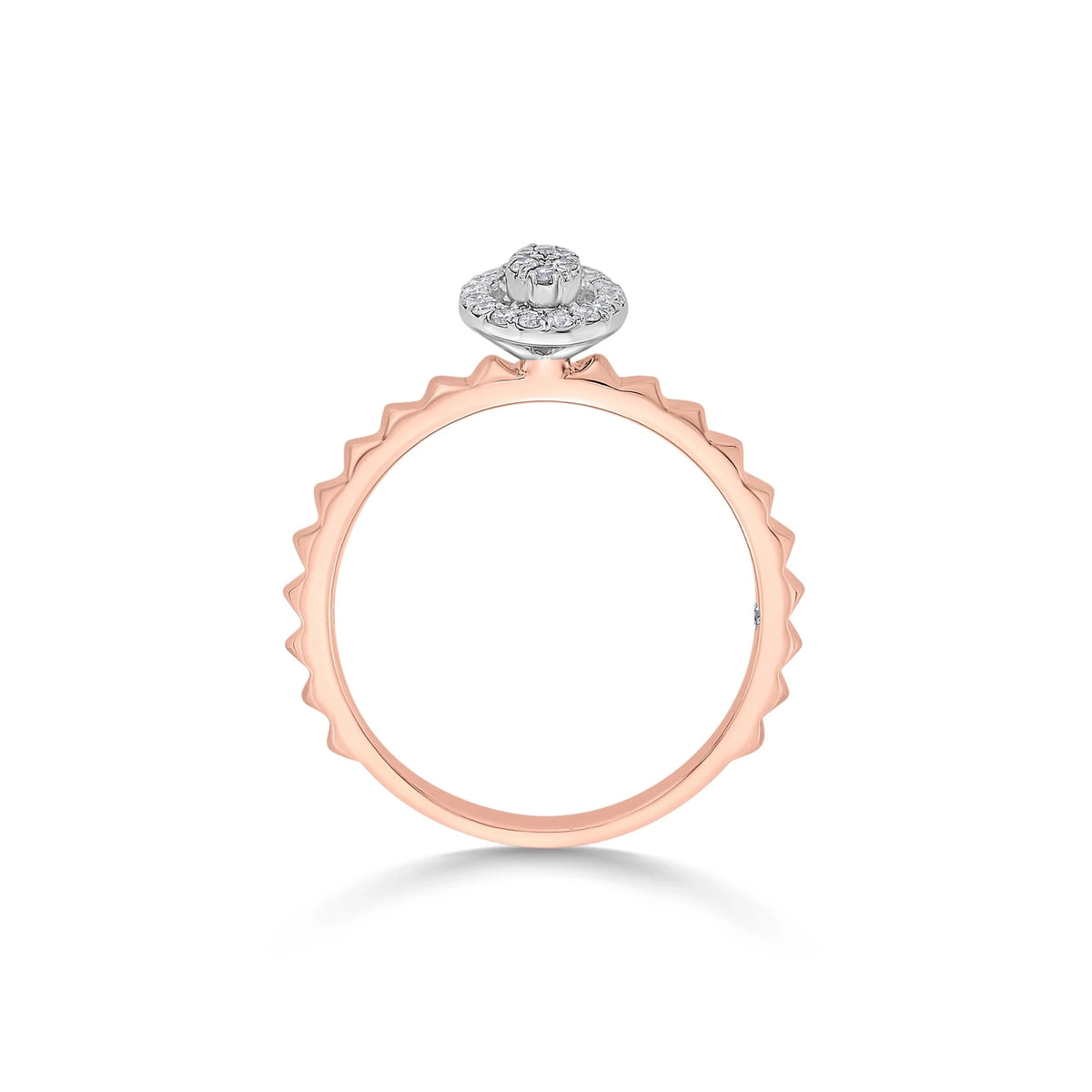 Soiree Oval Nova Spark Ring - Zen Diamond India