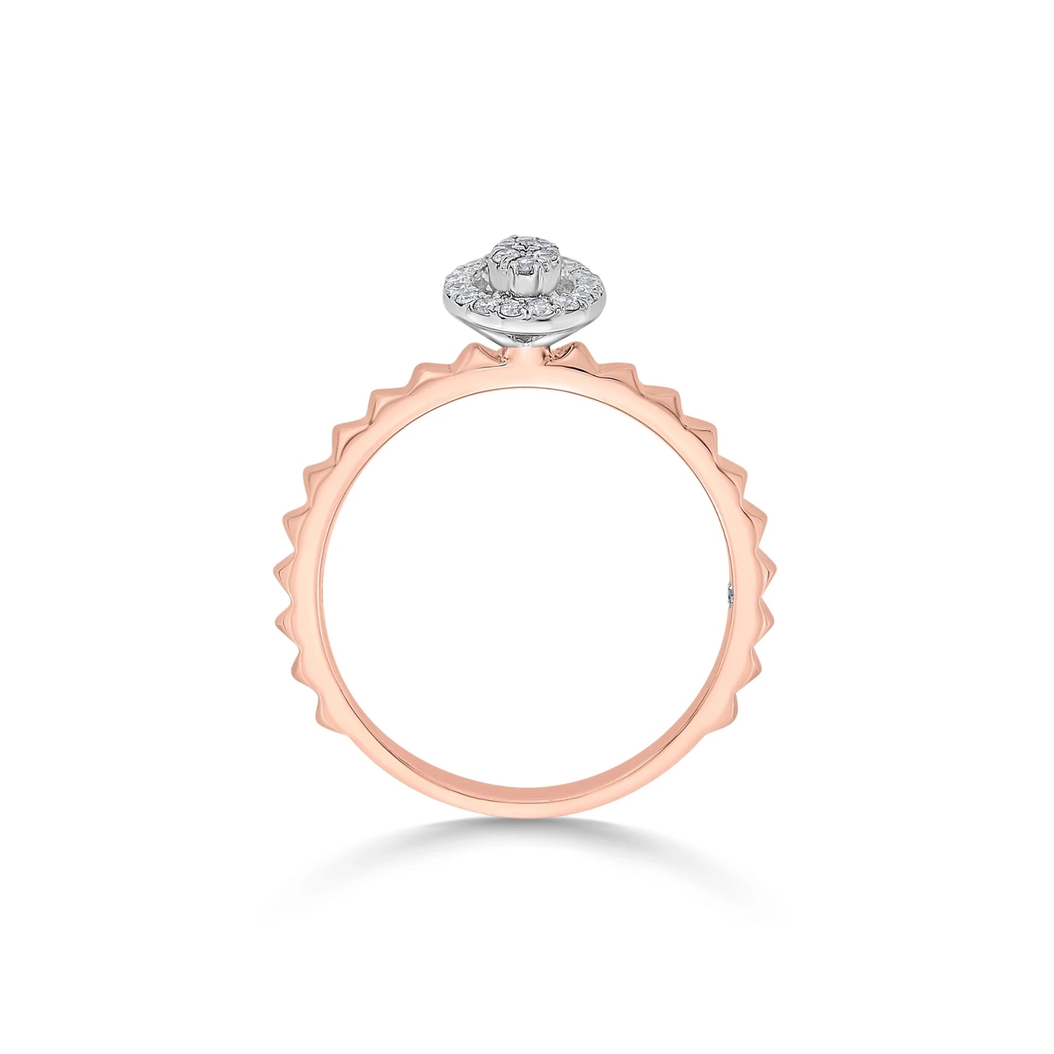 Soiree Oval Nova Spark Ring - Zen Diamond India