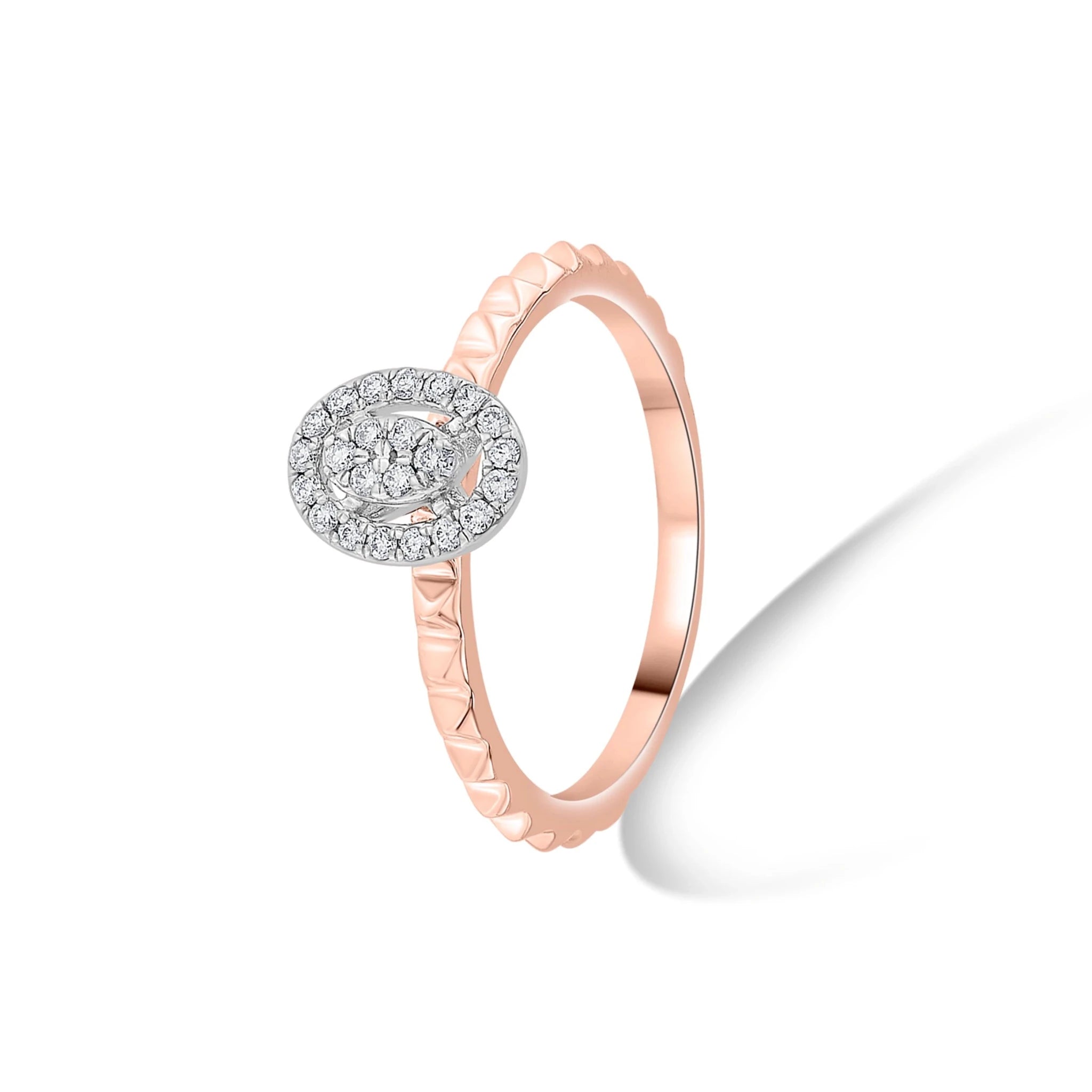 Soiree Oval Nova Spark Ring - Zen Diamond India