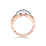 Cuban Bold Link Pave Diamond Statement Ring