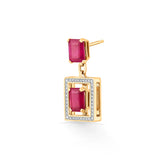 Toren Urbane Geometry Earrings - Zen Diamond India