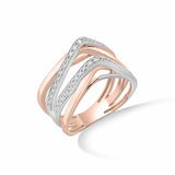 Soiree Crisscross Radiance Ring