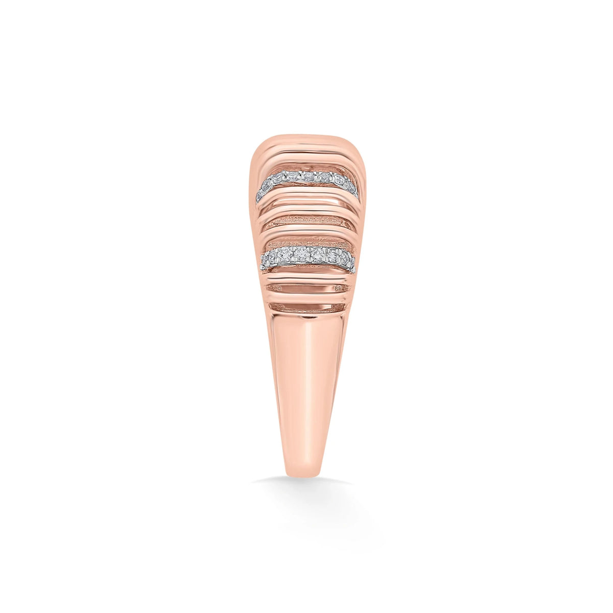 Soiree Strata Layered Luxury Ring - Zen Diamond India