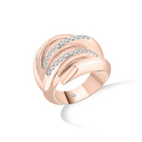 Soiree Vortex Gleam Cuff Ring - Zen Diamond India
