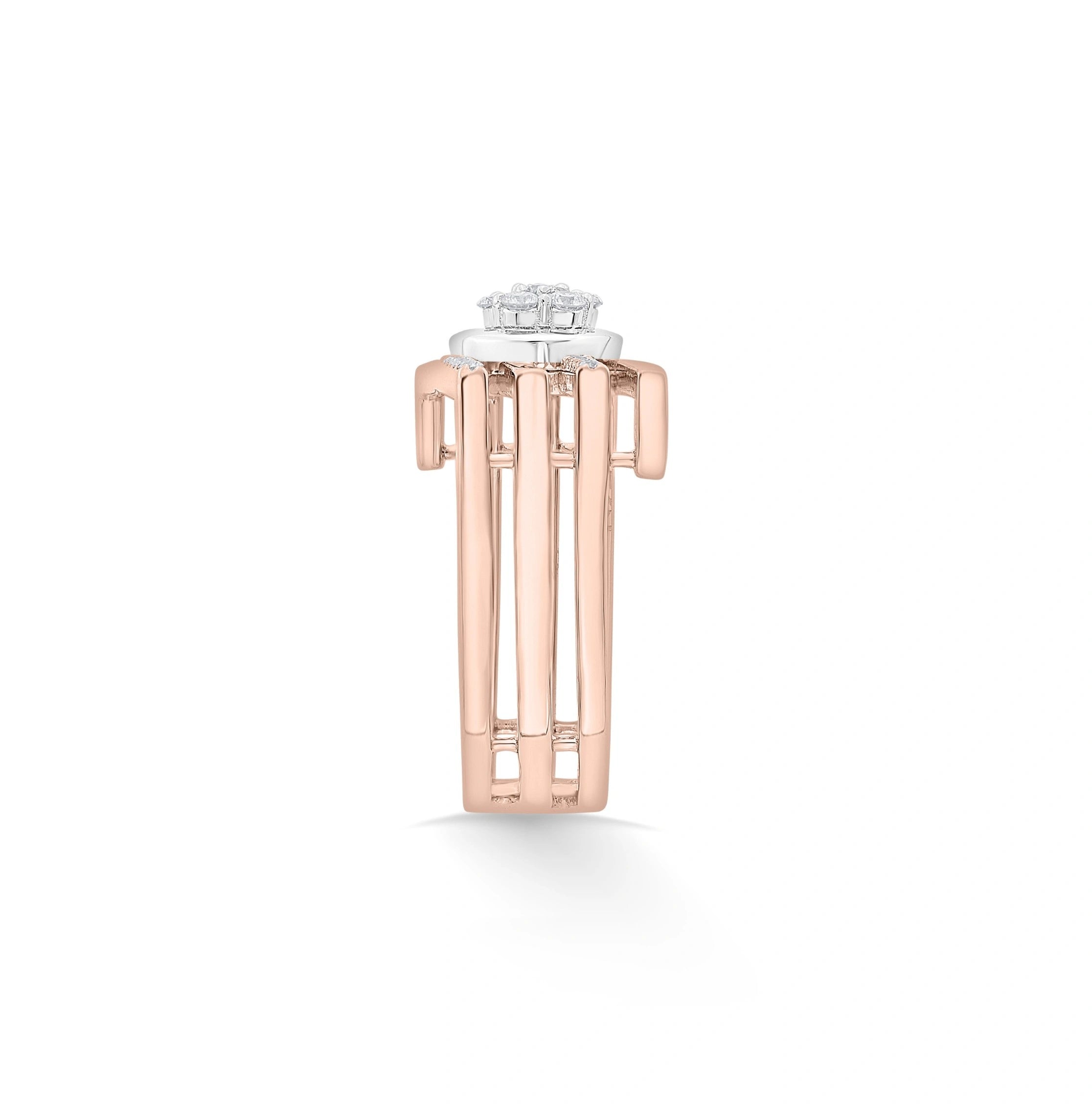 Soiree Starlight Groove Ring - Zen Diamond India