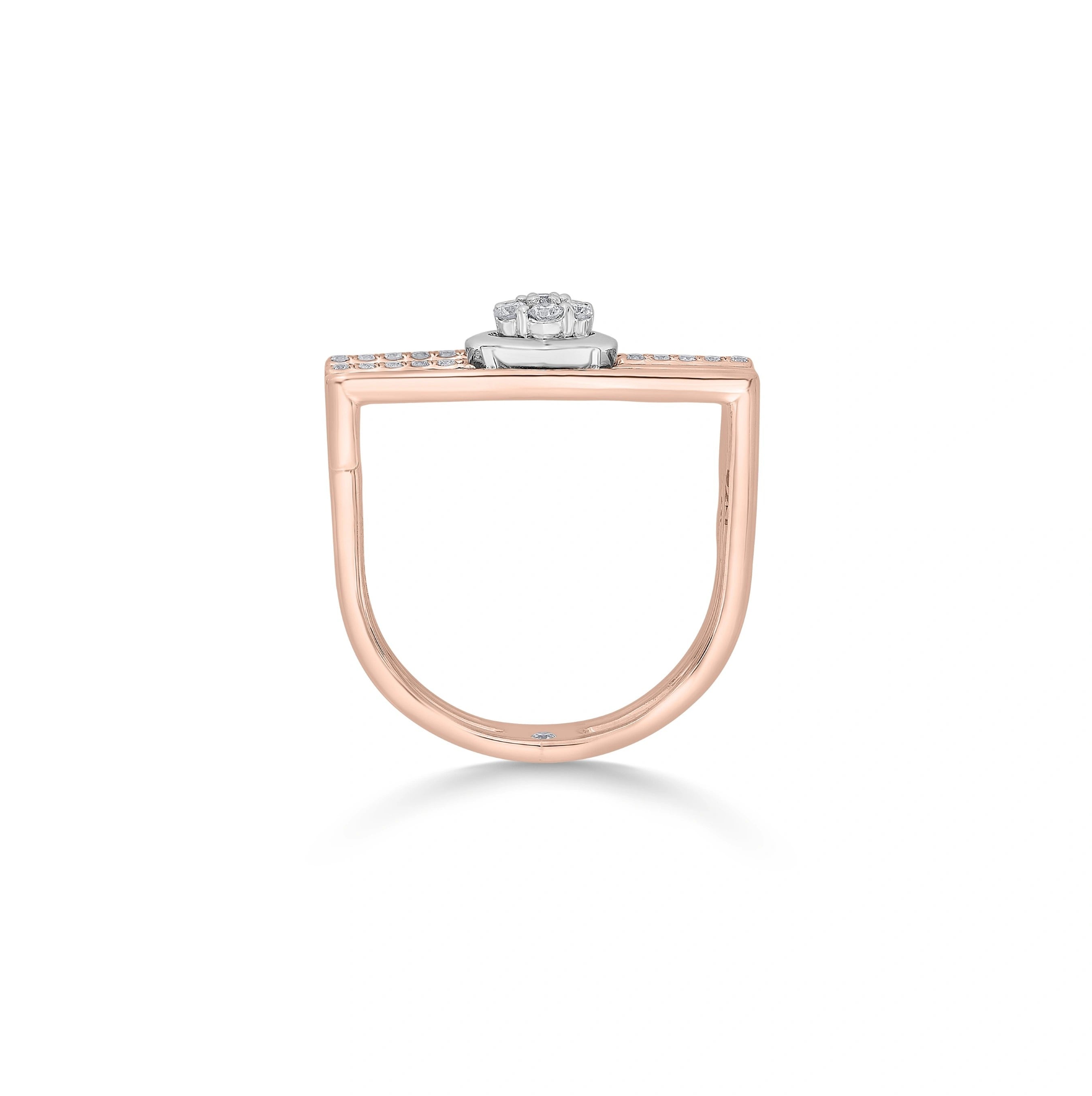 Soiree Starlight Groove Ring - Zen Diamond India