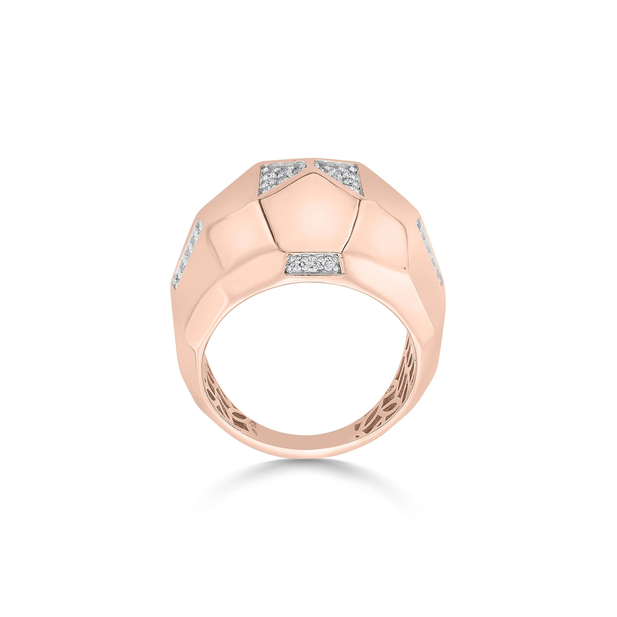 Soiree GeoGlam Majesty Ring - Zen Diamond India