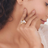 Soiree Deco Dazzle Ring - Zen Diamond India