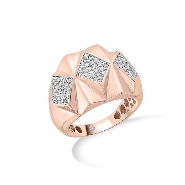 Soiree Deco Dazzle Ring - Zen Diamond India