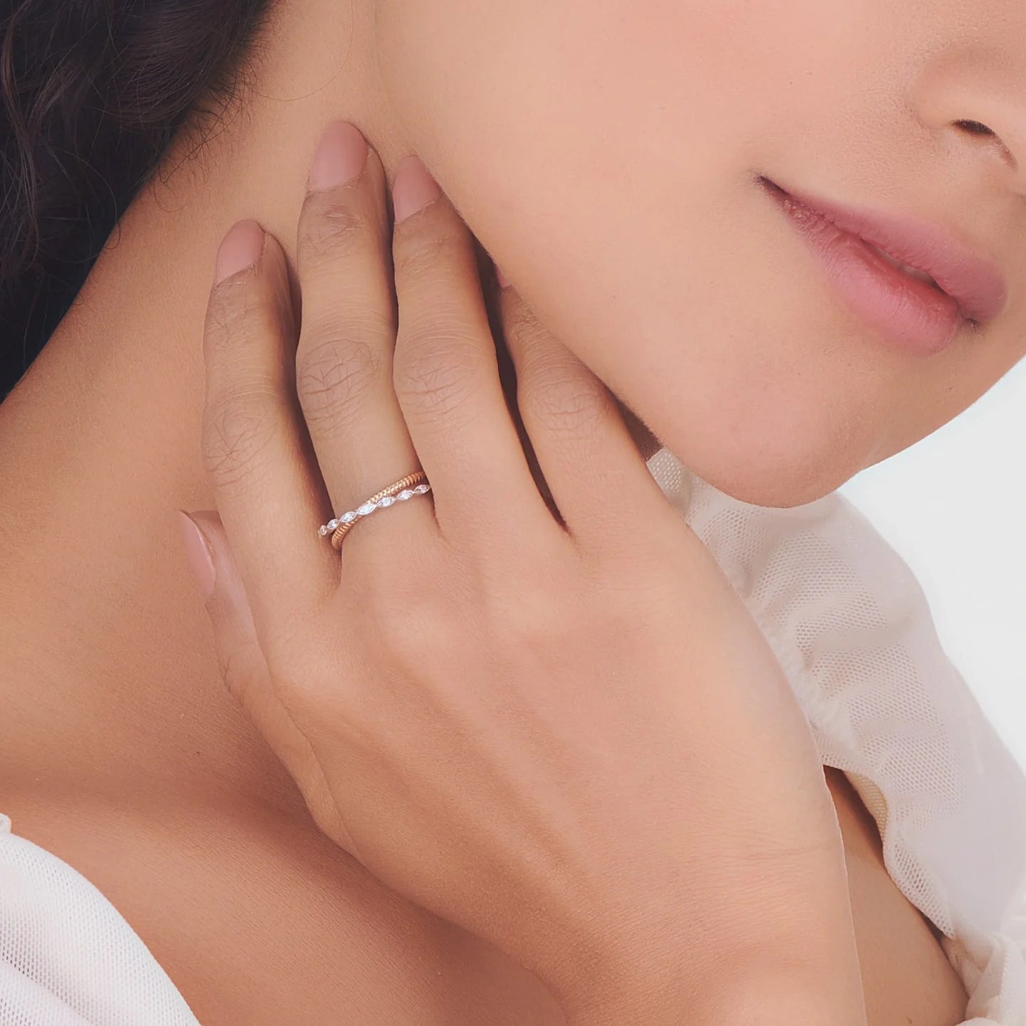 Soirée Luxe Diamond Whirl Ring - Zen Diamond India