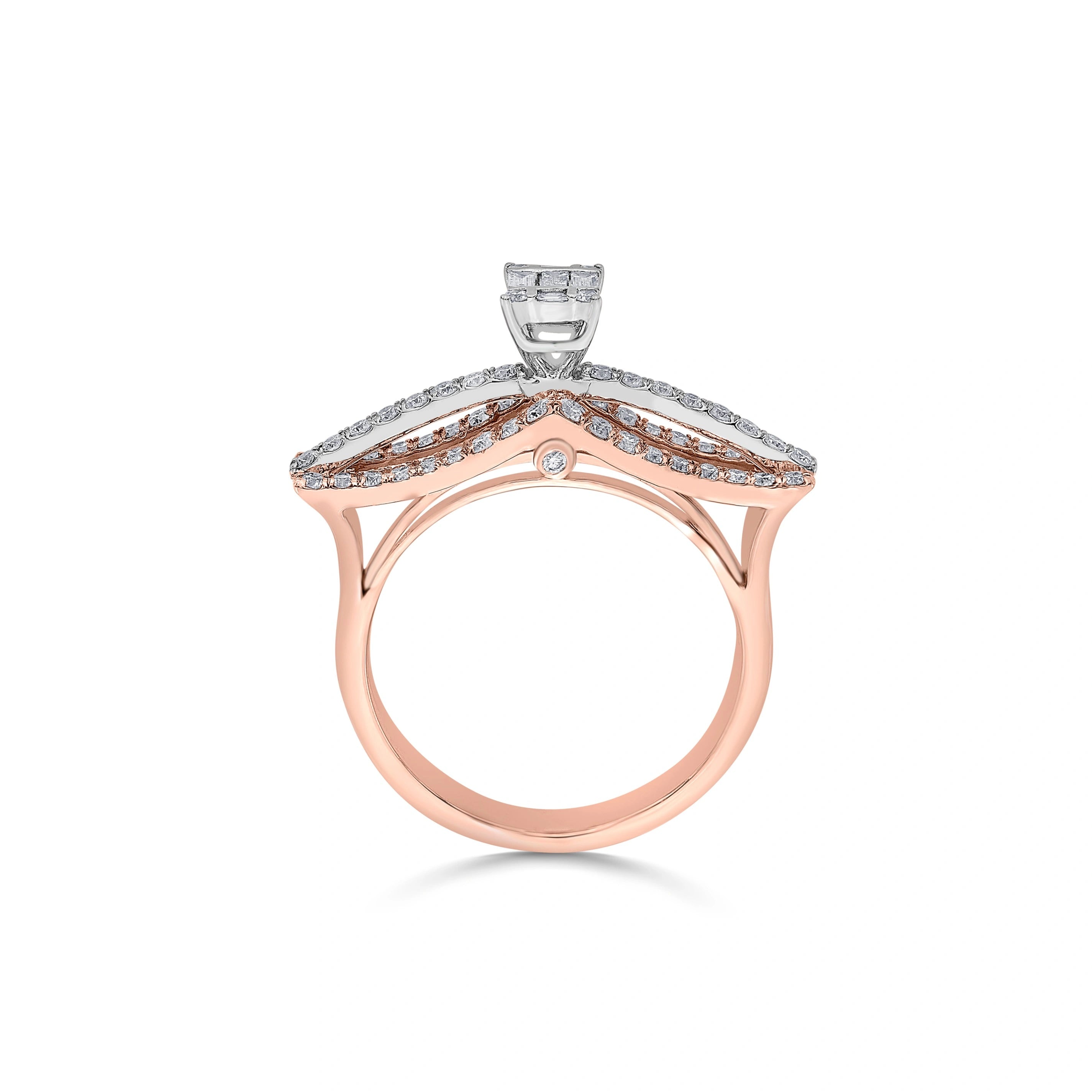Enchante Sparkle Suspension Statement Ring