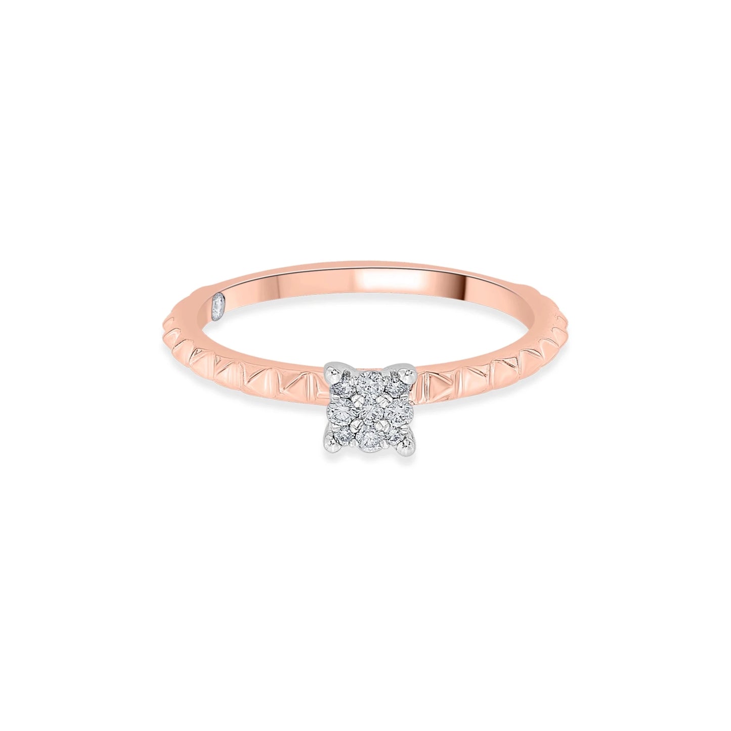 Soiree Crimson Blaze Diamond Ring - Zen Diamond India