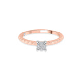 Soiree Crimson Blaze Diamond Ring - Zen Diamond India