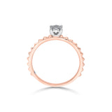 Soiree Crimson Blaze Diamond Ring - Zen Diamond India