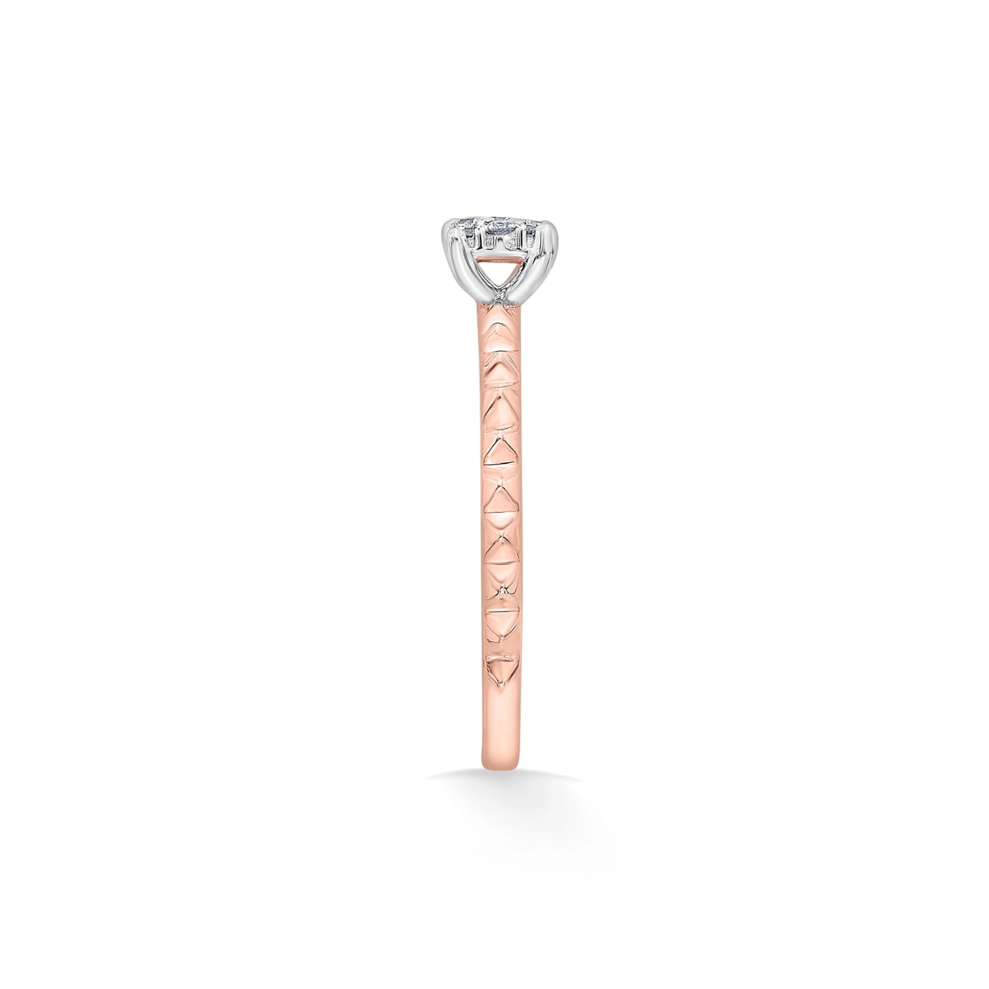 Soiree Crimson Blaze Diamond Ring - Zen Diamond India