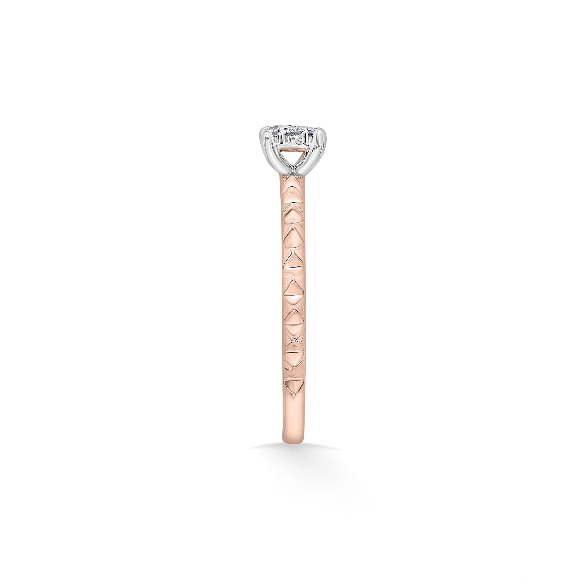 Soiree Crimson Blaze Diamond Ring - Zen Diamond India