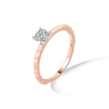 Soiree Crimson Blaze Diamond Ring - Zen Diamond India