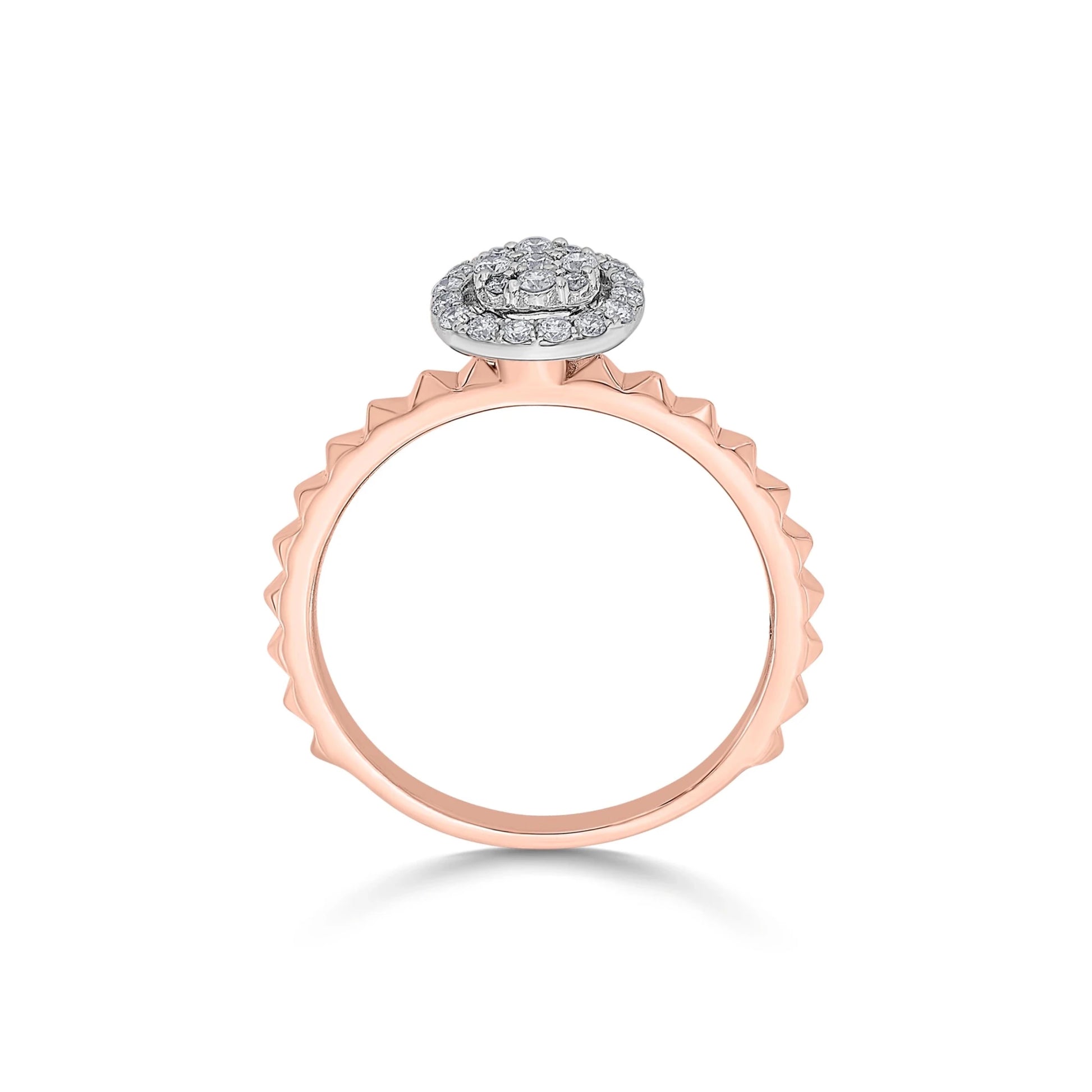Soiree Stellar Eclipse Diamond Ring - Zen Diamond India