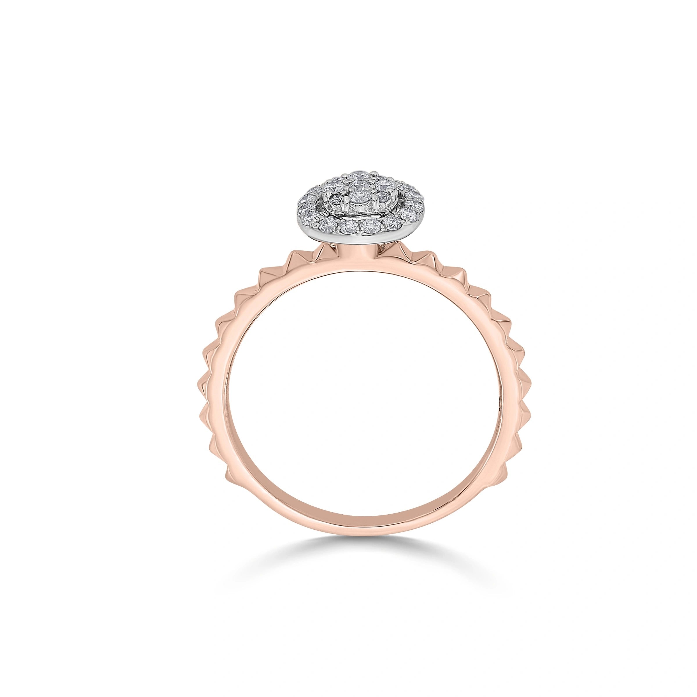 Soiree Stellar Eclipse Diamond Ring - Zen Diamond India