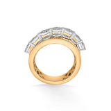 Soiree Rose Swagger Curve Ring - Zen Diamond India