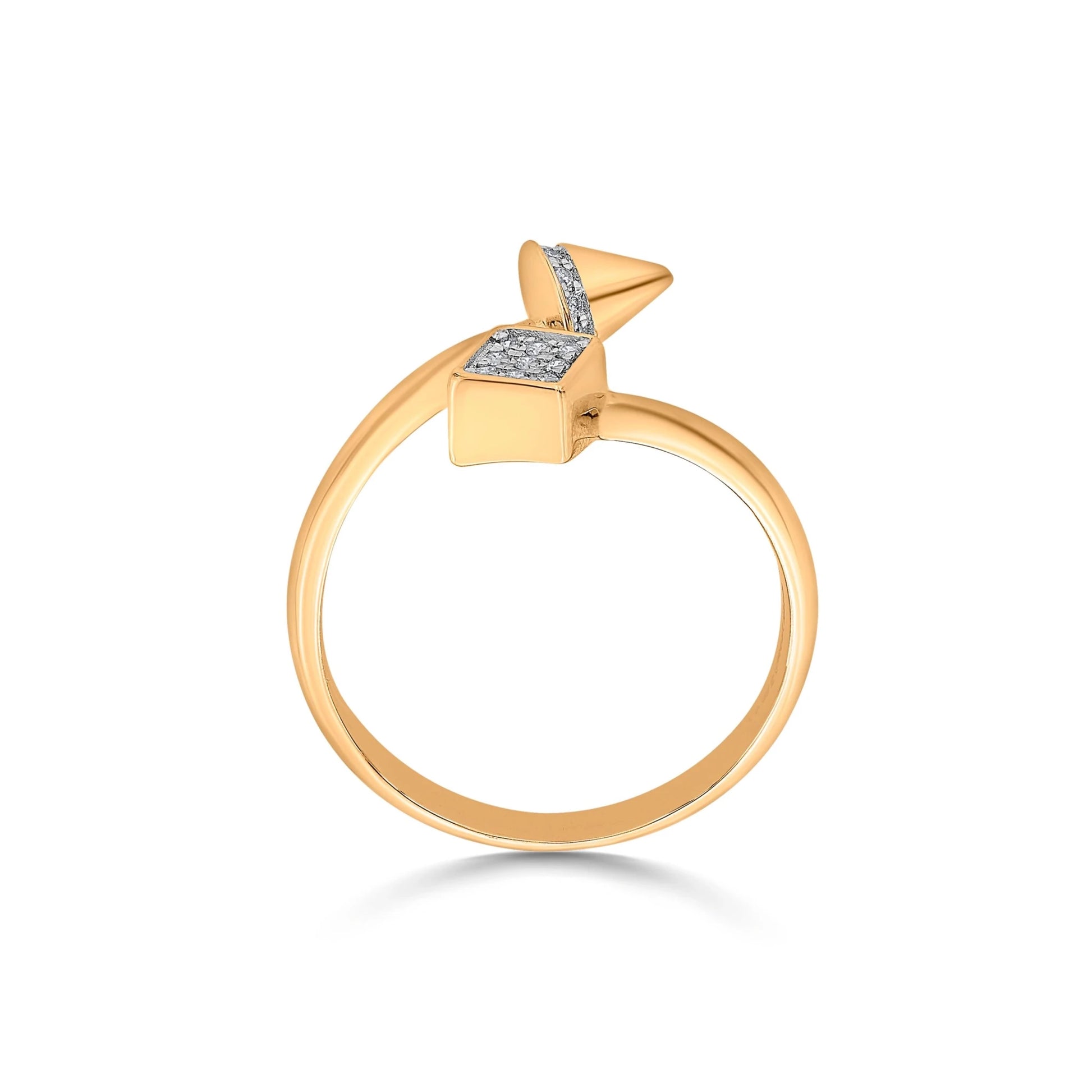 Soiree Twist of Dazzle Ring - Zen Diamond India