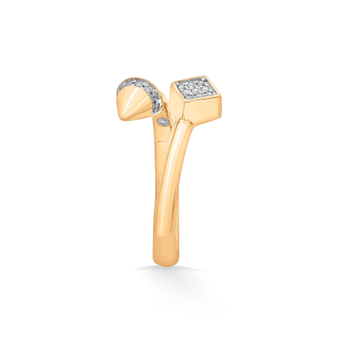 Soiree Twist of Dazzle Ring - Zen Diamond India