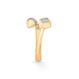 Soiree Twist of Dazzle Ring - Zen Diamond India