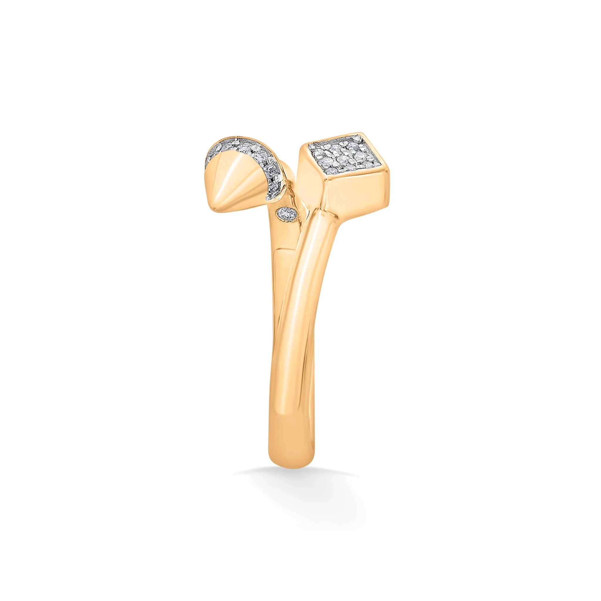 Soiree Twist of Dazzle Ring - Zen Diamond India