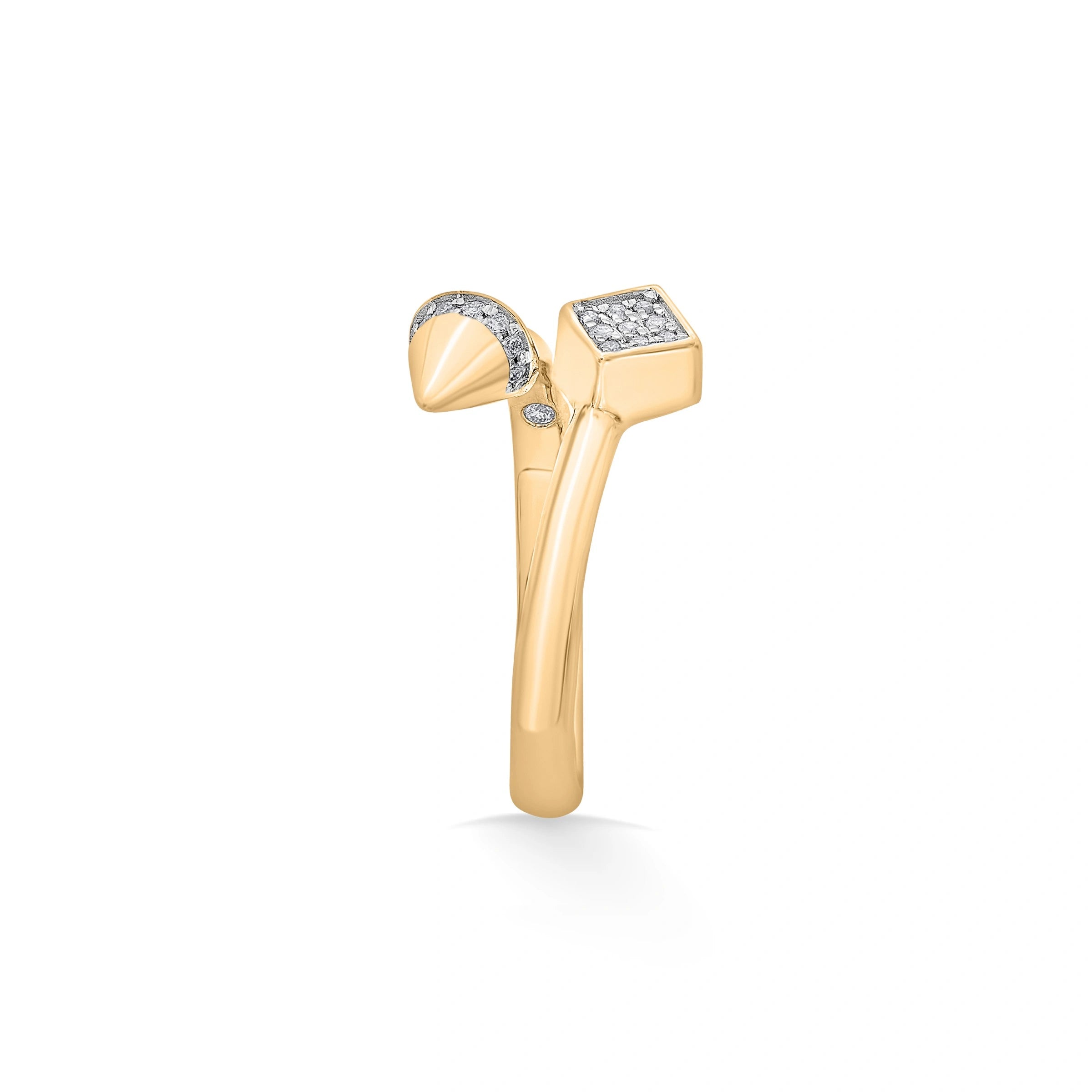 Soiree Twist of Dazzle Ring - Zen Diamond India