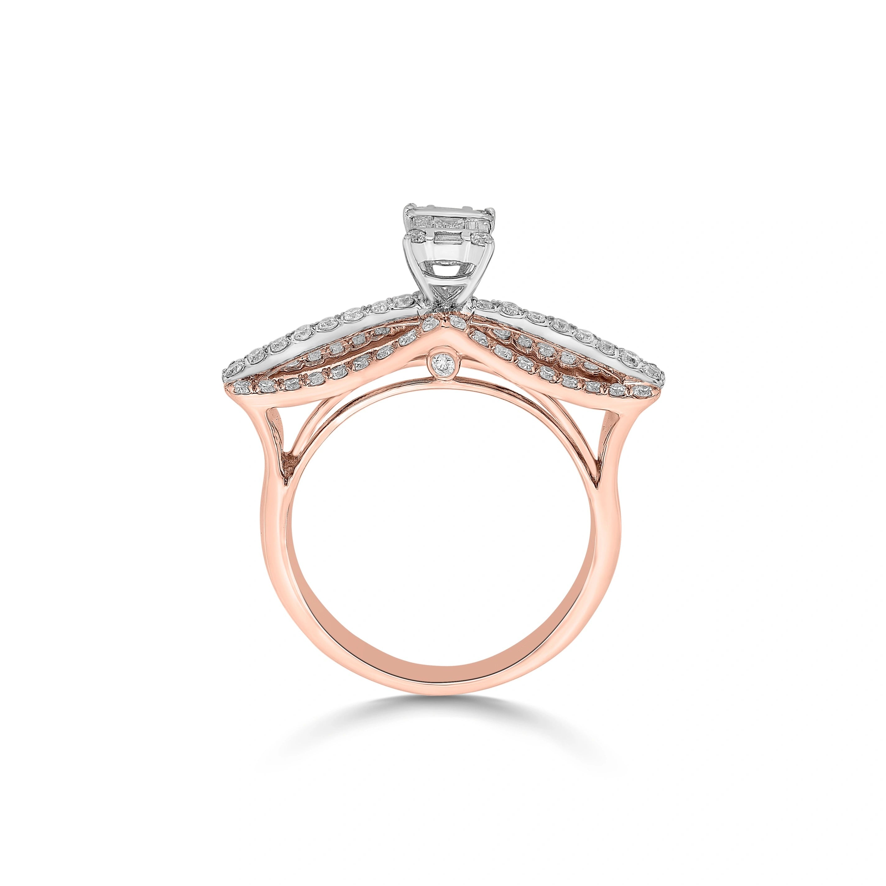 Enchante Royal Diamond Double-Pave Ring