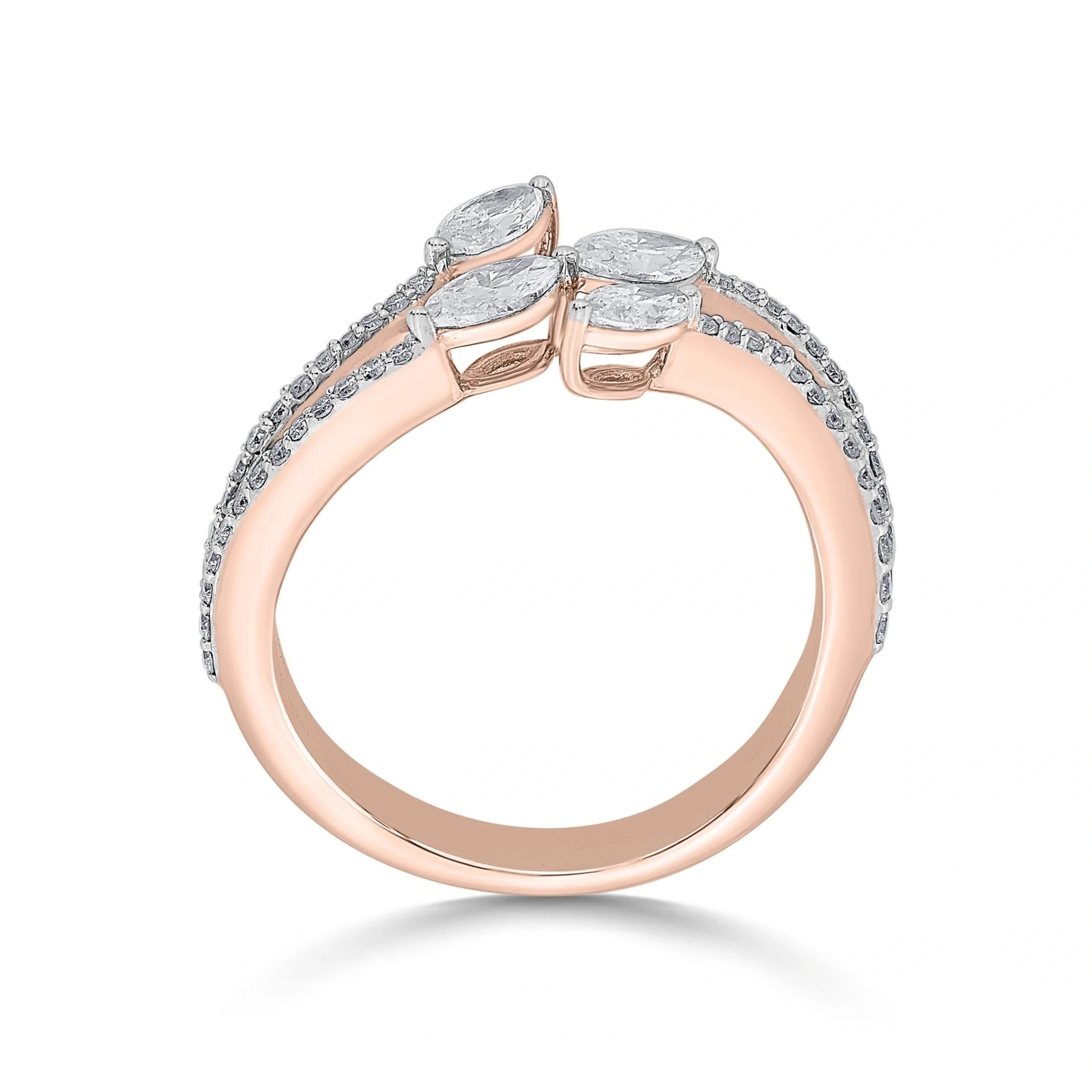 Zen Pirlanta Starlight Swath Ring - Zen Diamond India