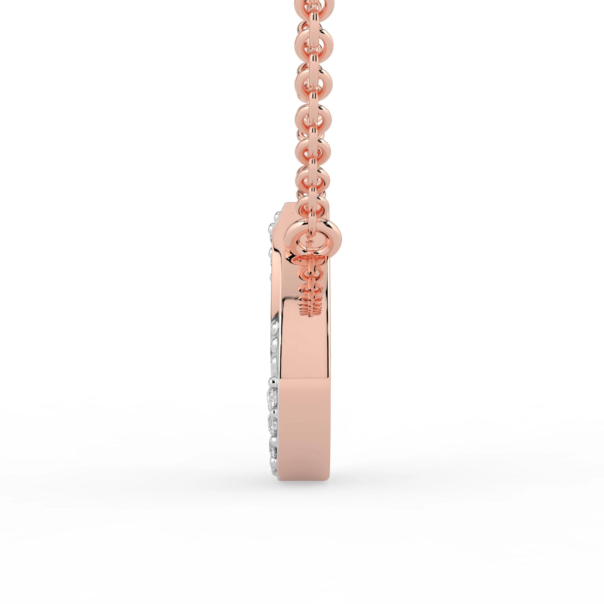 Celeste Sparkling Teardrop Twist Pendant