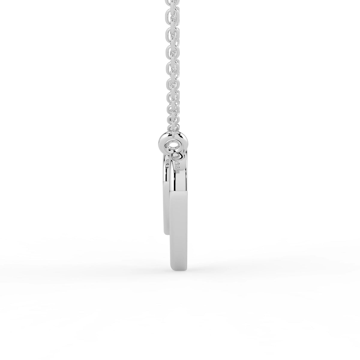 Celeste Dazzling Heart Halo Drop Pendant