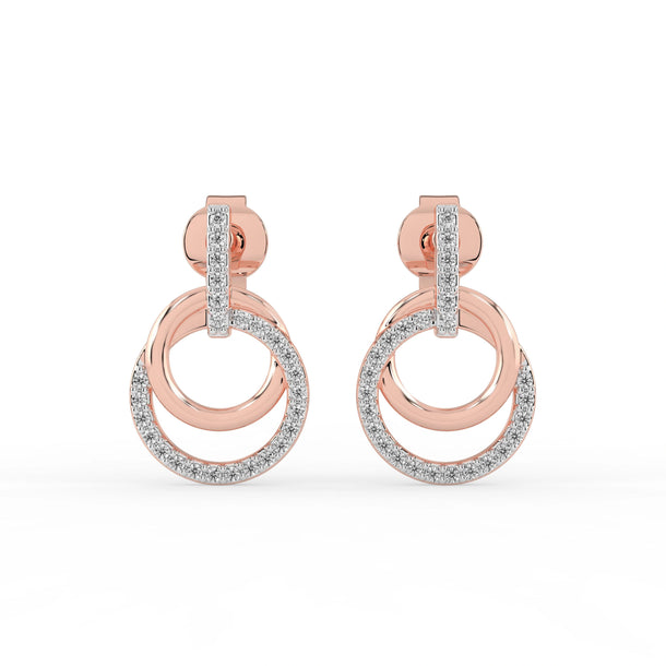 Celeste Amber Glow Drop Earrings