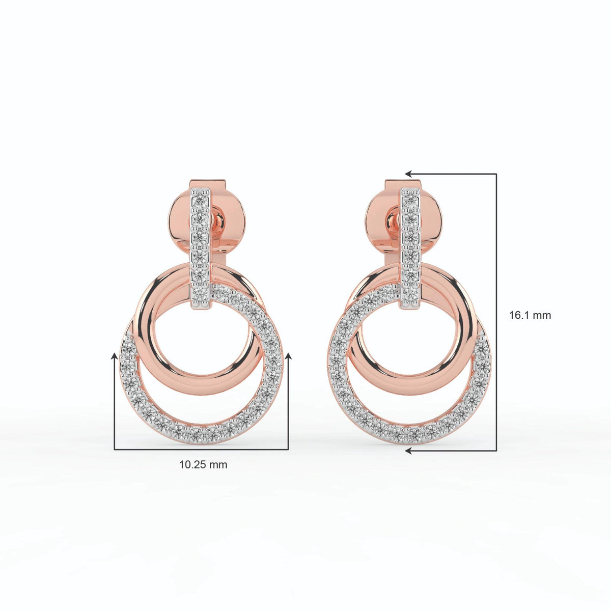 Celeste Amber Glow Drop Earrings