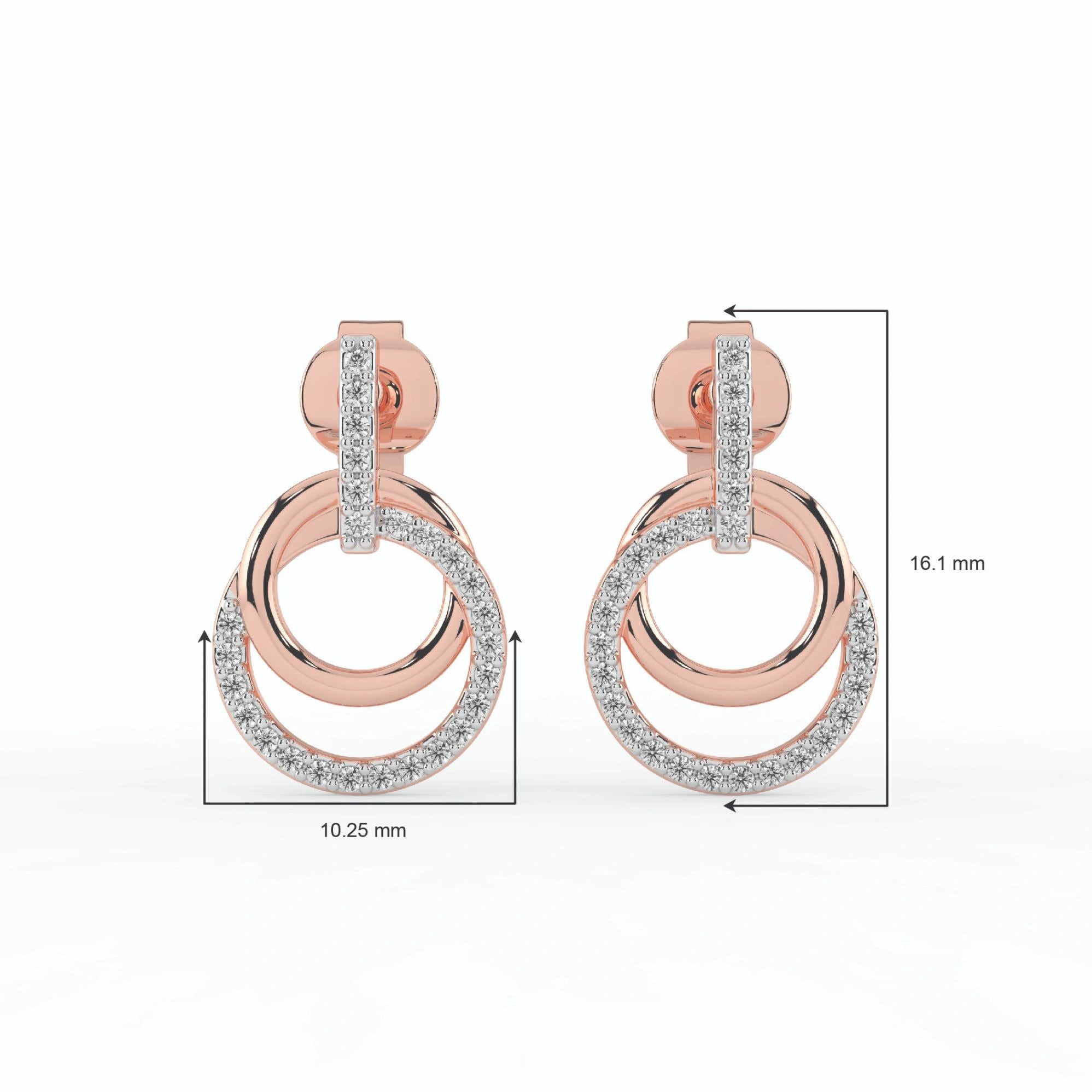 Celeste Amber Glow Drop Earrings