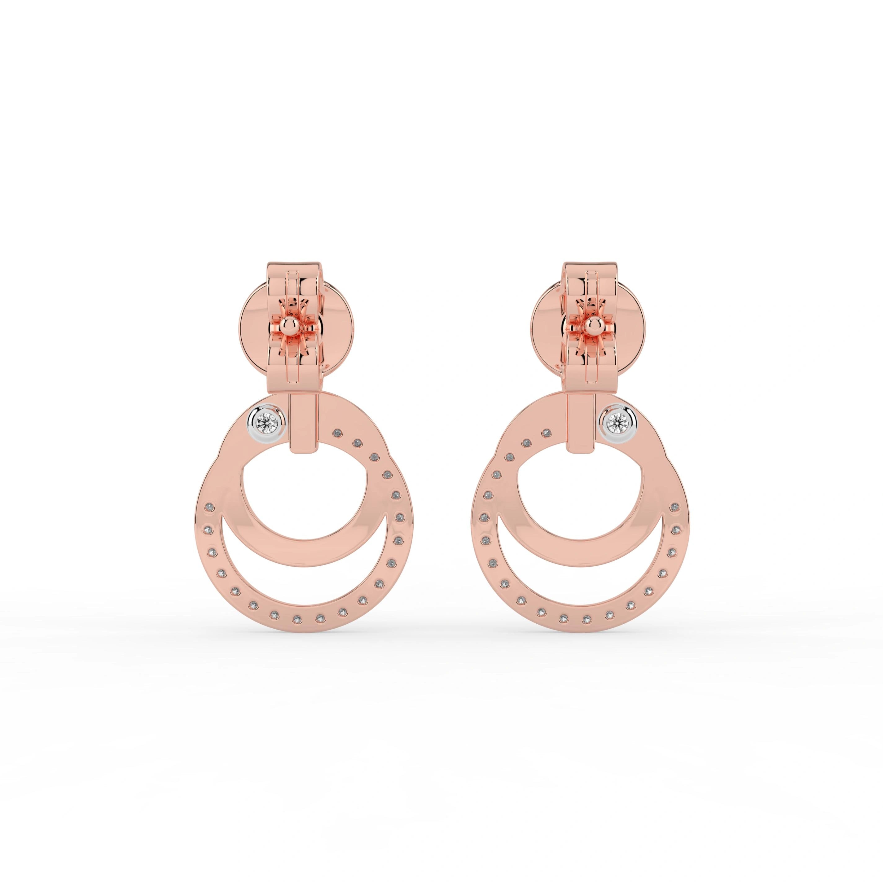 Celeste Amber Glow Drop Earrings