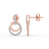 Celeste Amber Glow Drop Earrings