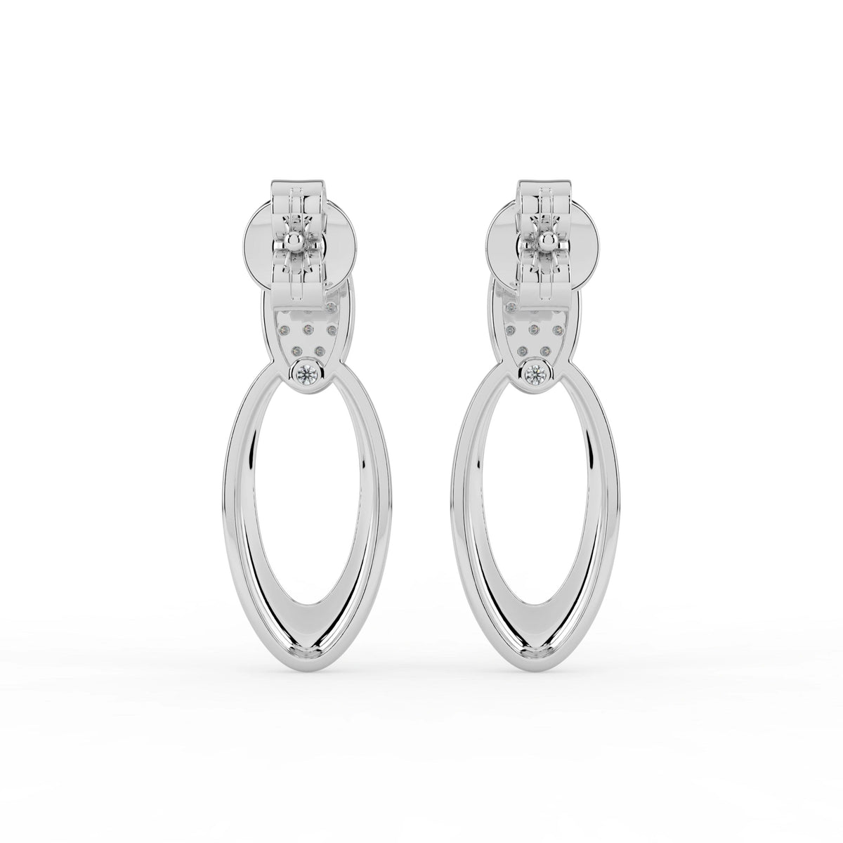 Celeste Luxe Oval Cascade Drops