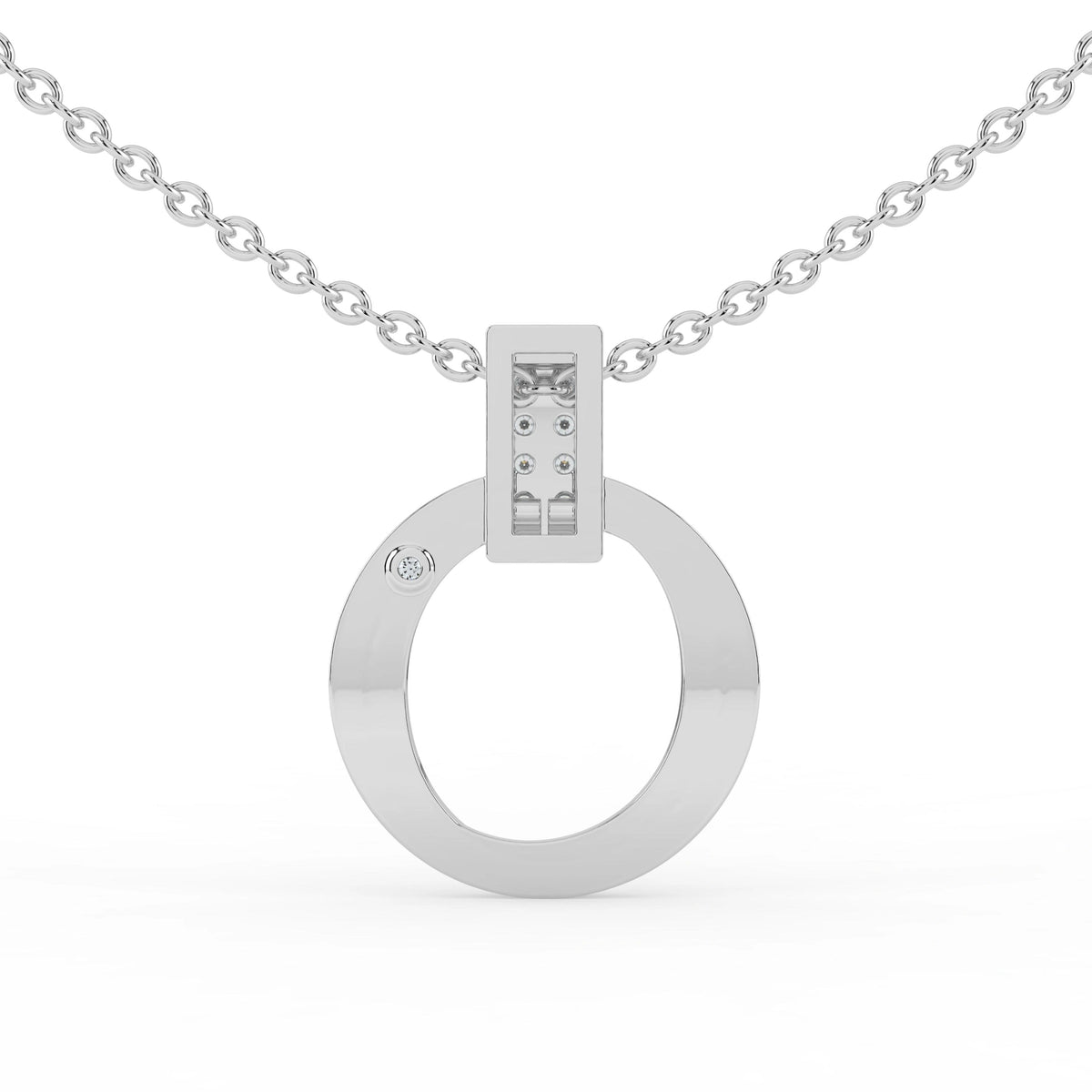 Celeste Chic Curve Spark Pendant