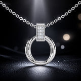 Celeste Chic Curve Spark Pendant