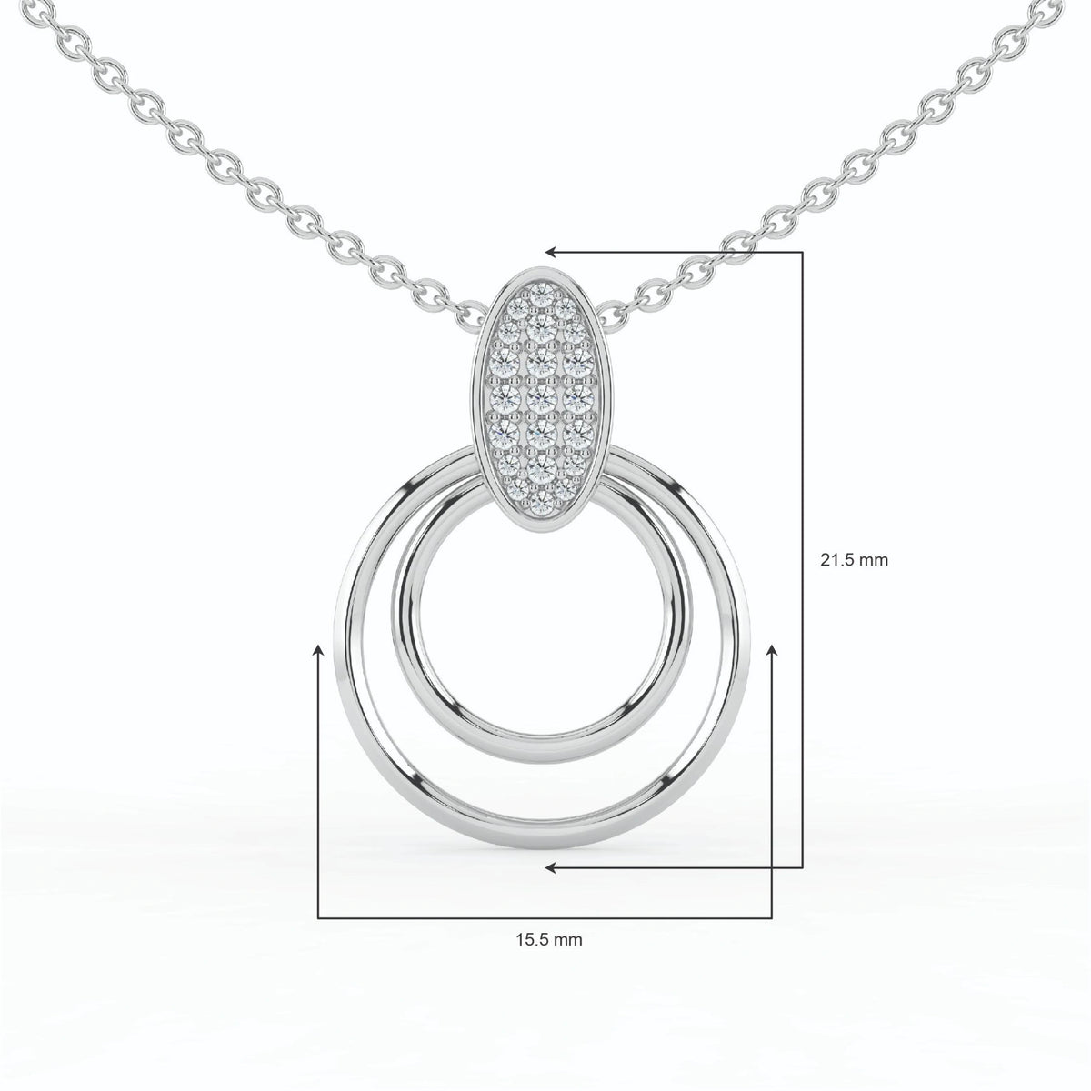 Celeste Radiant Glow Statement Pendant